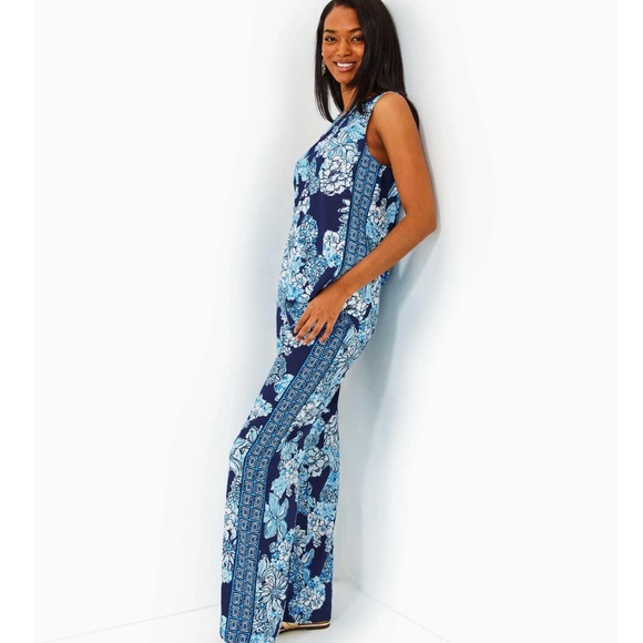 Lilly Pulitzer Bal Harbour Pants- Bouquet All Day size Medium - Picture 1 of 5